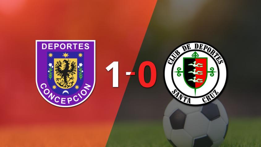 Con gol de Nicolás Astete, D. Concepción le ganó a Dep. Santa Cruz por 1 a 0