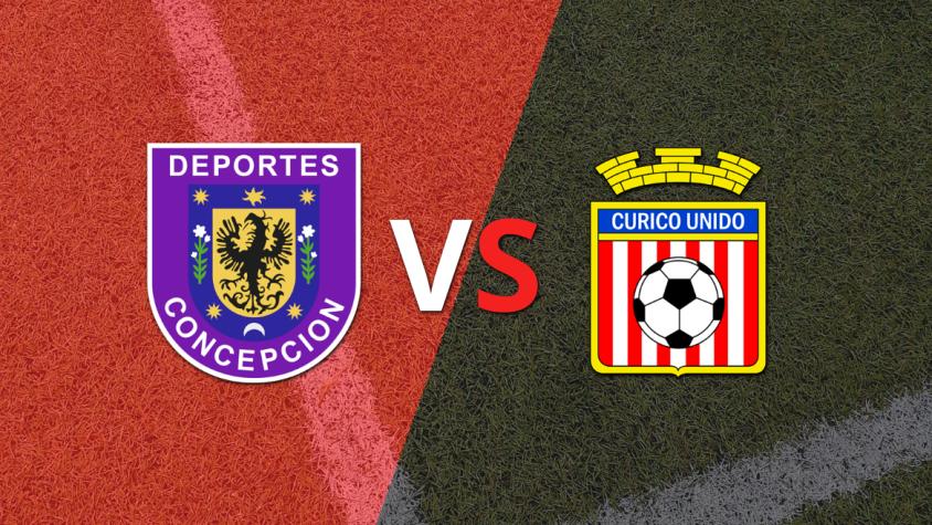 EN VIVO: El segundo tiempo comienza sin goles entre D. Concepción y Curicó Unido