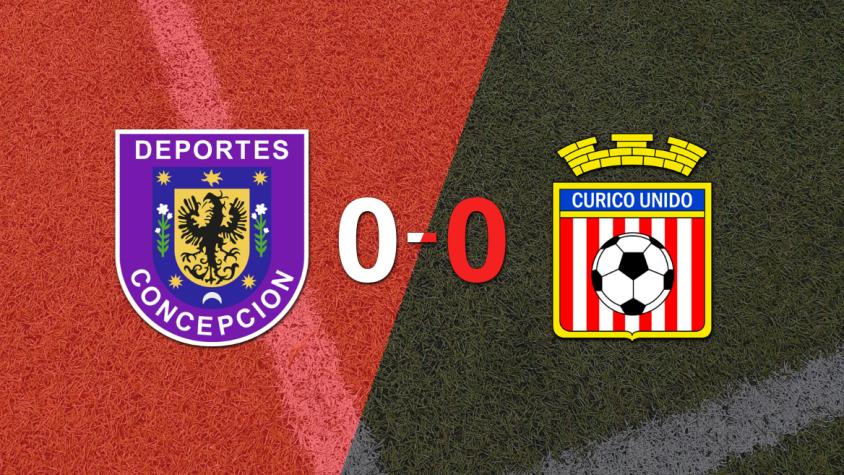 D. Concepción y Curicó Unido no se hicieron daño y empataron sin goles