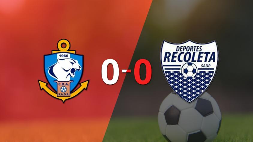 D. Antofagasta y Recoleta empataron sin goles