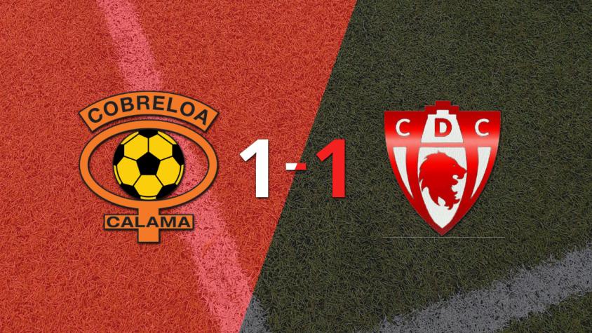 Cobreloa no pudo en casa ante D. Copiapó y empataron 1-1