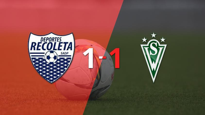 Recoleta rescató un empate agónico frente a Santiago Wanderers