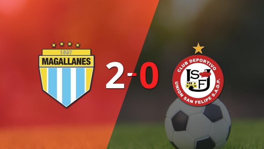 Magallanes marcó dos veces en la victoria ante U. San Felipe en el Estadio de San Fernando