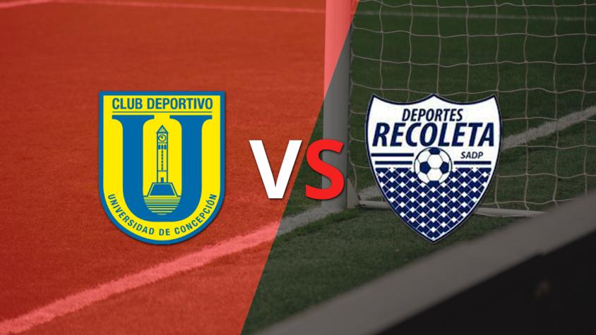 EN VIVO: U. Concepción mantiene la ventaja 1-0 sobre Recoleta en el segundo tiempo