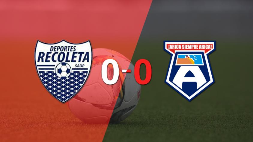 Recoleta y San Marcos igualaron sin goles en el marcador