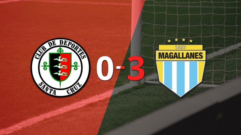 Dep. Santa Cruz cayó ante Magallanes con dos goles de Facundo Peraza