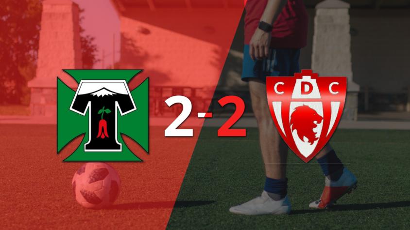 Deportes Temuco empata sobre el final con gol de Felipe Reynero