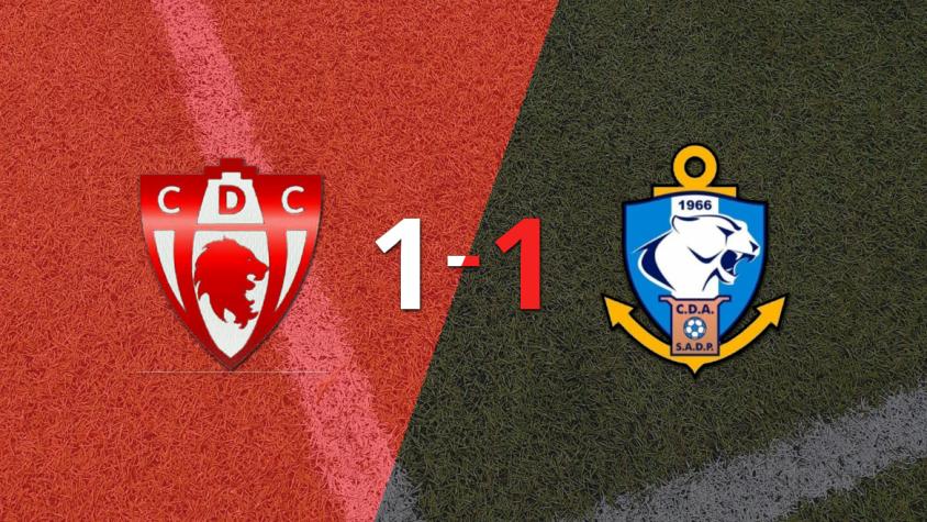Con un gol agónico, Manuel López sentenció el empate entre D. Copiapó y D. Antofagasta