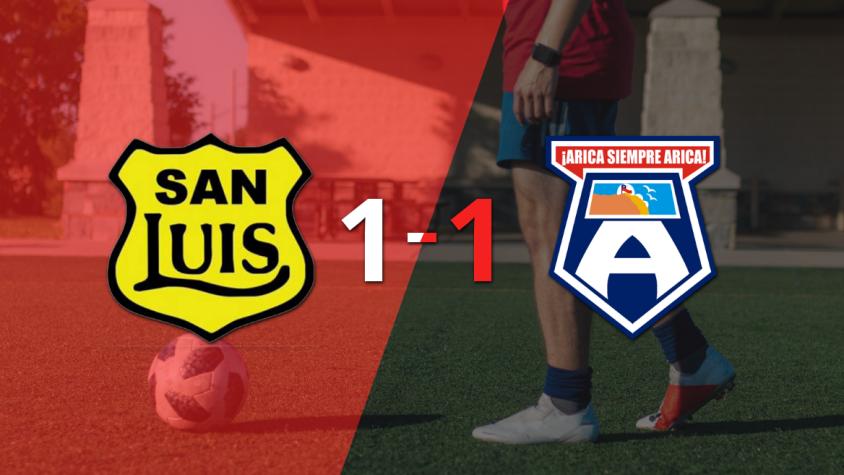 San Luis y San Marcos se reparten los puntos y empatan 1-1