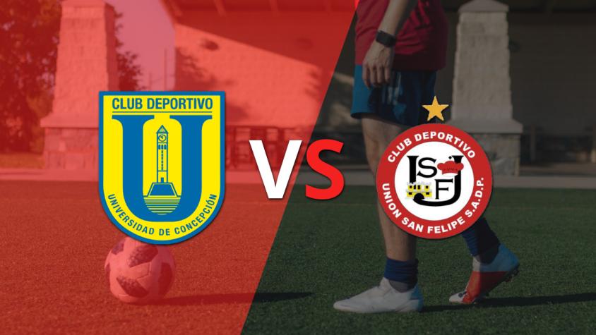 EN VIVO: U. Concepción avanza 1 a 0 ante U. San Felipe en el estadio Municipal Ester Roa Rebolledo