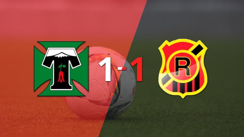 Deportes Temuco y Rangers igualaron 1 a 1