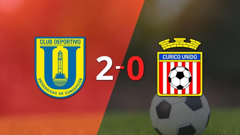 U. Concepción dominó a Curicó Unido con un 2-0 en un partido electrizante
