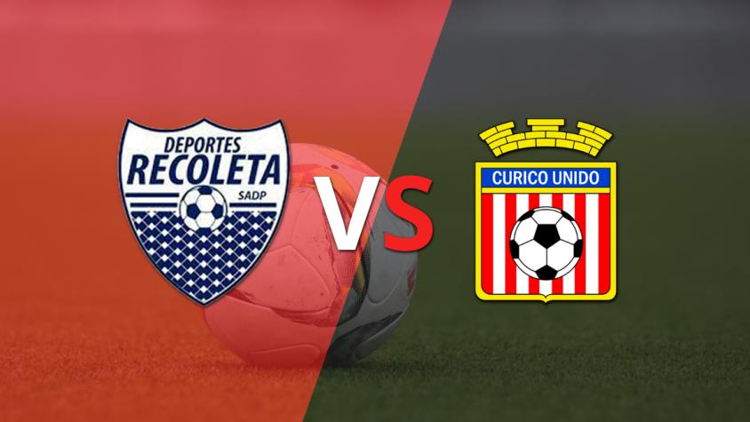 EN VIVO: Recoleta pone el empate 1-1 ante Curicó Unido