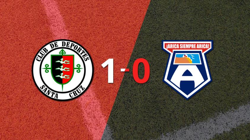 Dep. Santa Cruz derrotó 1-0 a San Marcos
