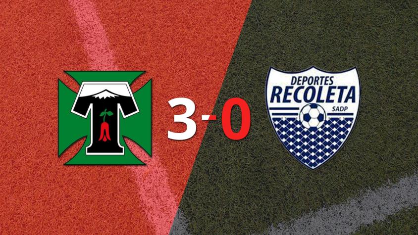Recoleta sucumbe ante Deportes Temuco en una goleada 3-0