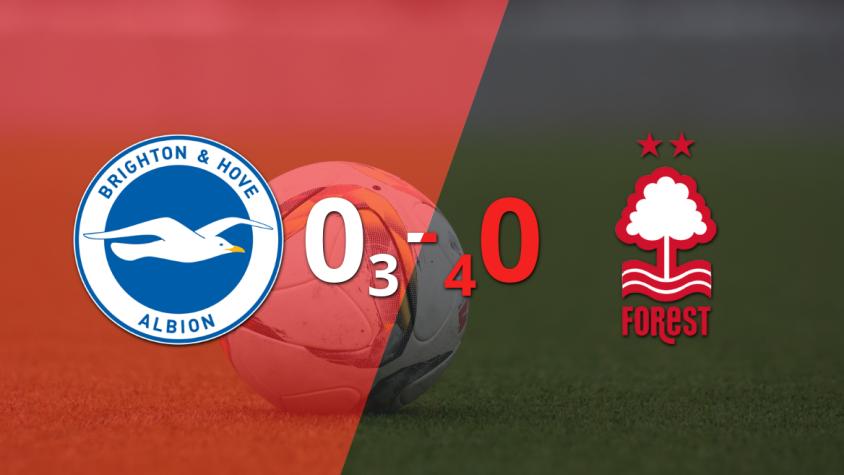 Por penales, se clasificó Nottingham Forest al vencer a Brighton and Hove
