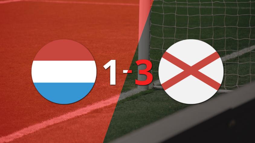 Irlanda del Norte conquista la victoria ante Luxemburgo con un contundente 3 a 1