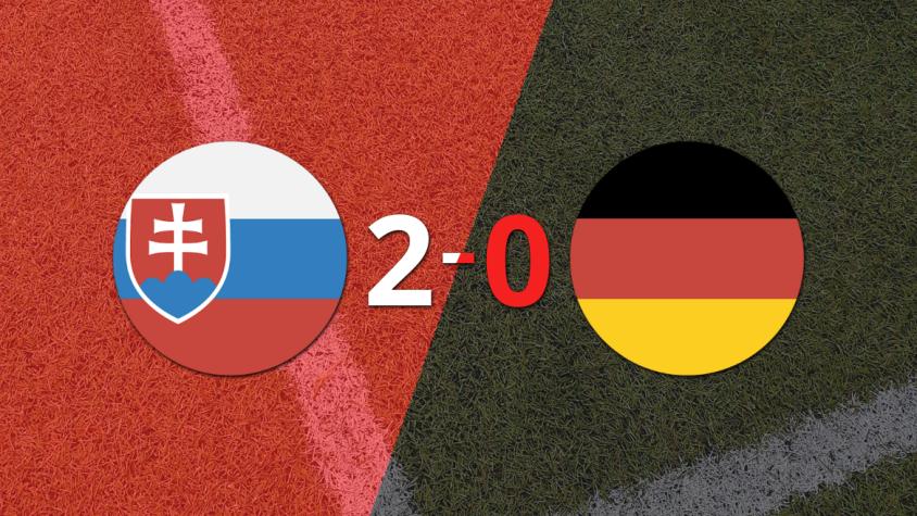 Alemania cayó derrotada ante Eslovaquia por 2-0
