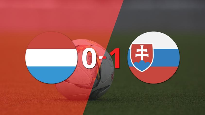 Con gol agónico, Eslovaquia se quedó con la victoria 1-0 ante Luxemburgo en el estadio Stade de Luxemburg
