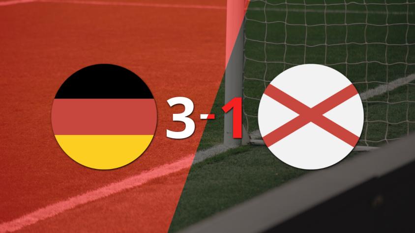 Alemania logra una victoria de 3-1 sobre Irlanda del Norte