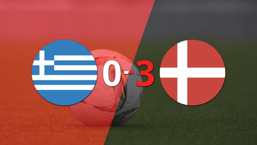 Grecia sufre una aplastante derrota ante Dinamarca con un 3 a 0