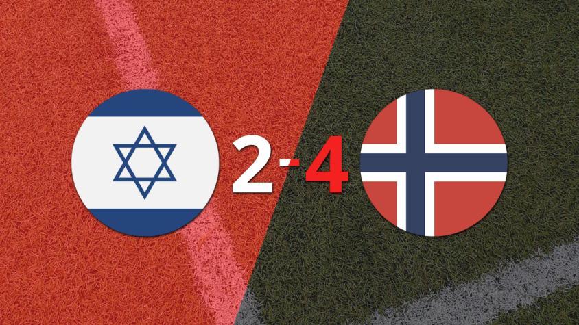 Israel fue derrotado por Noruega 4 a 2