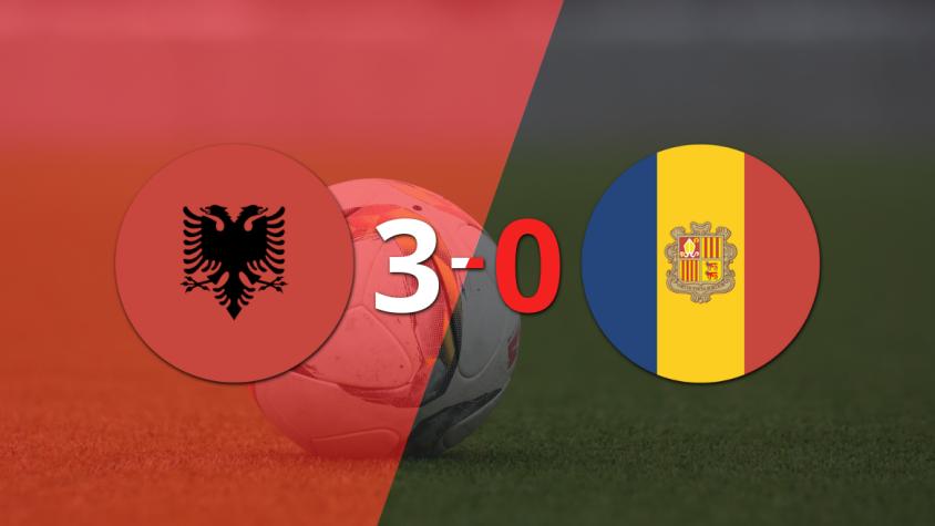 Rey Manaj anotó un doblete en la goleada 3-0 de Albania a Andorra