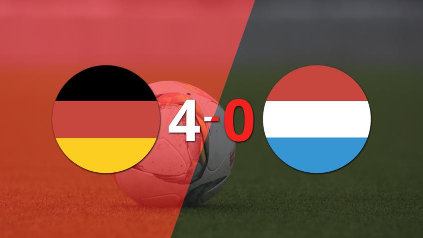 Goleada 4-0 de Alemania a Luxemburgo con doblete de Joshua Kimmich incluído