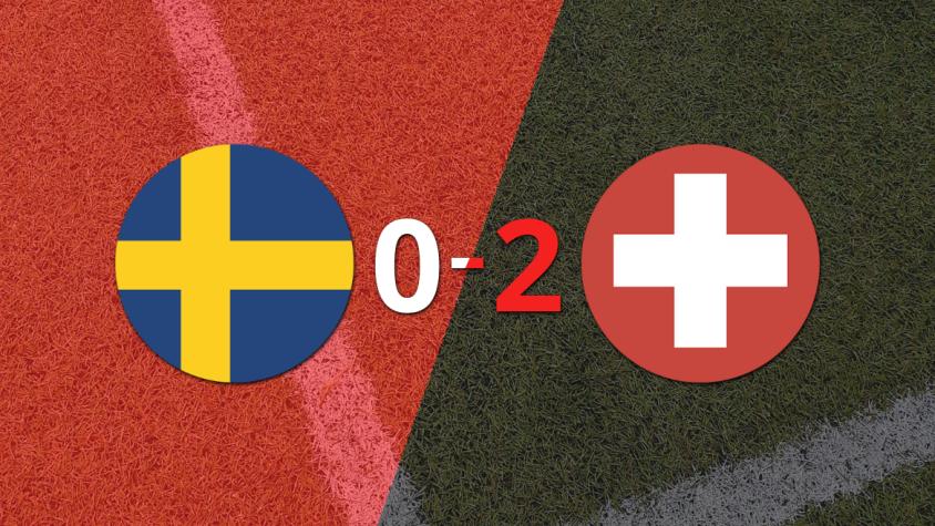 Suecia sucumbe ante Suiza y pierde por 2 a 0
