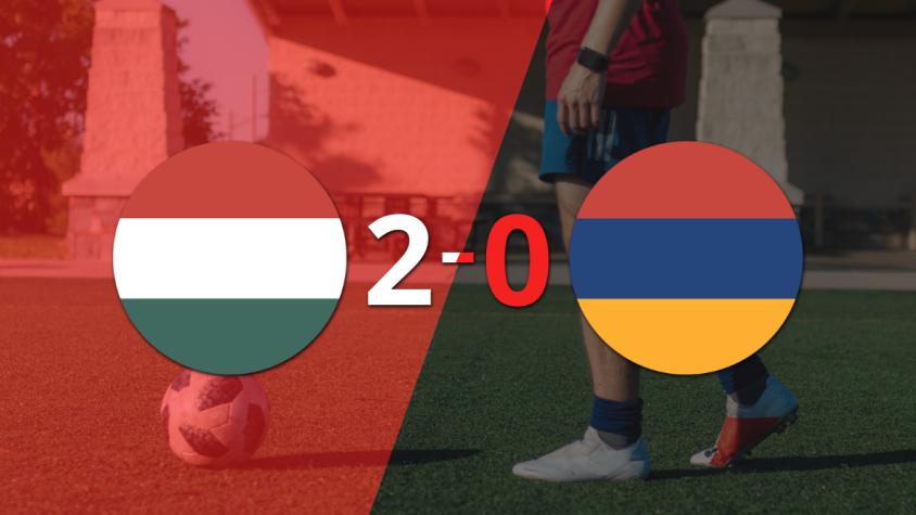 Sólido triunfo de Hungría por 2-0 frente a Armenia