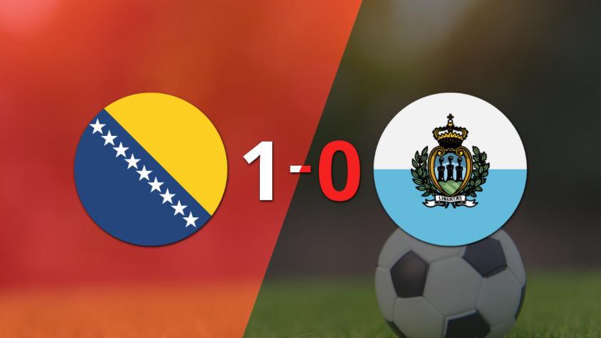 Con gol de Edin Dzeko, Bosnia-Herz. le ganó a San Marino por 1 a 0
