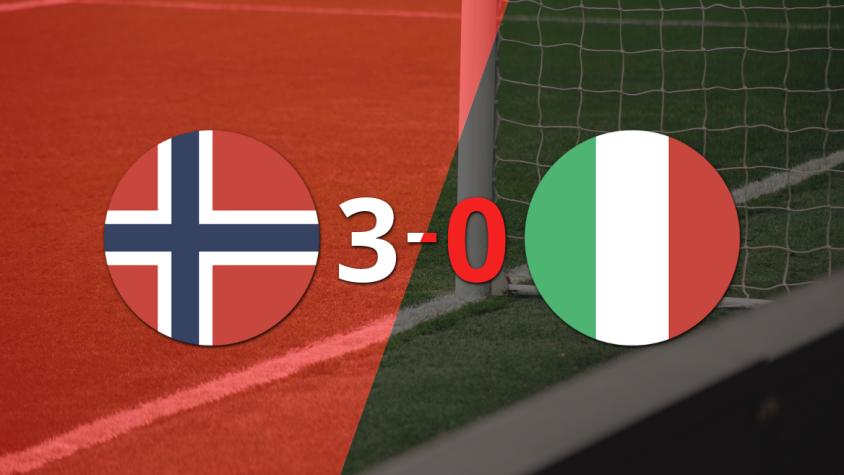 Noruega sentenció con goleada 3-0 a Italia