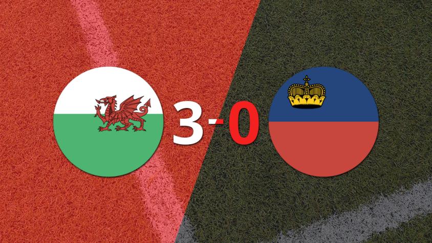 Gales liquidó con una goleada a Liechtenstein por 3 a 0