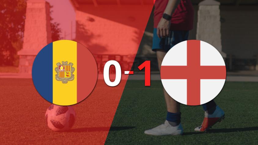Solitario gol le da triunfo 1-0 a Inglaterra sobre Andorra