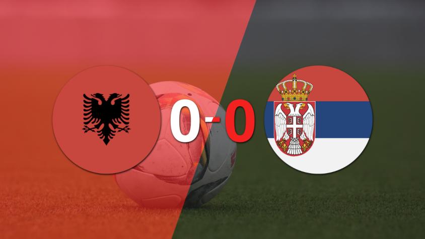 Albania y Serbia igualaron sin goles en el marcador