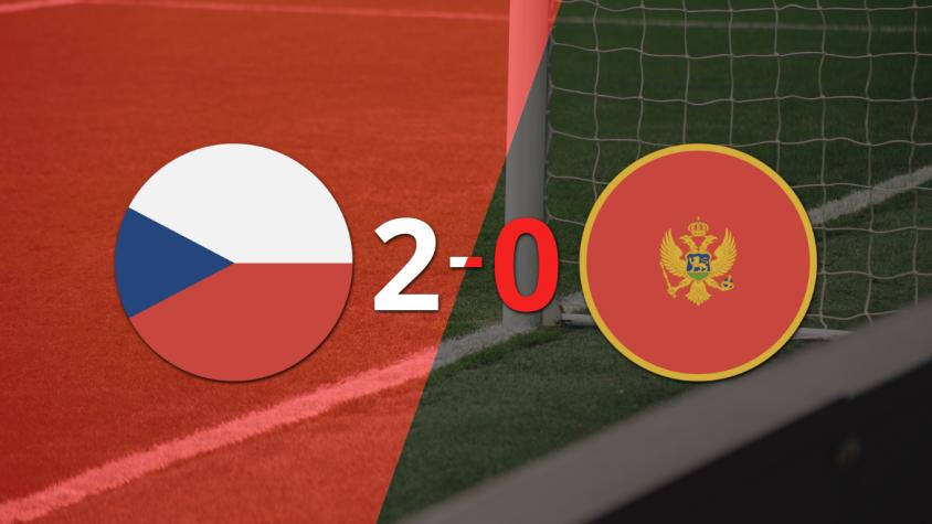 República Checa celebró una victoria 2-0 sobre Montenegro