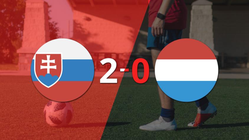 Con dos goles, Eslovaquia se impuso a Luxemburgo en el estadio Anton Malatinsky