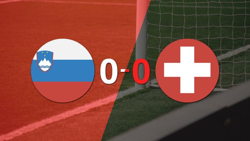 Sin goles, Eslovenia y Suiza igualaron el partido