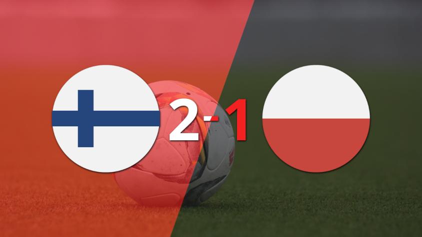 Finlandia consiguió una victoria por 2 a 1 ante Polonia