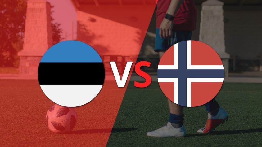 Noruega gana 1 a 0 ante Estonia