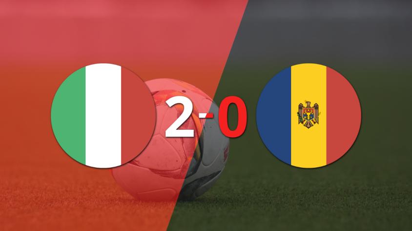 Derrota de Moldavia por 2-0 ante Italia