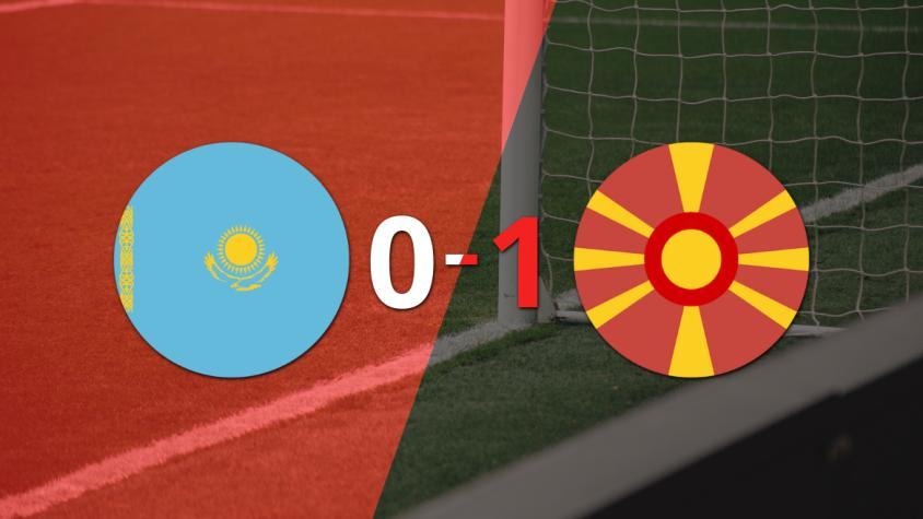 Kazajistán sufrió una derrota por 1-0 ante Macedonia del Norte con el gol de Aleksandar Trajkovski