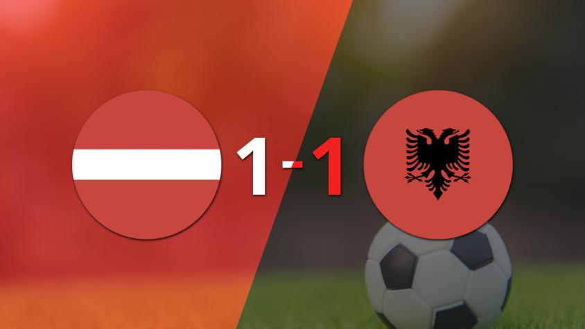Empate a uno entre Letonia y Albania