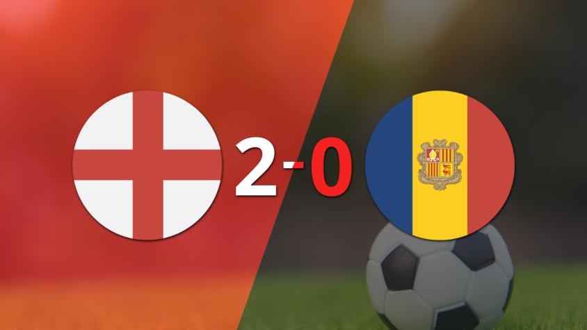 Inglaterra dominó a Andorra con un 2-0 en un partido electrizante