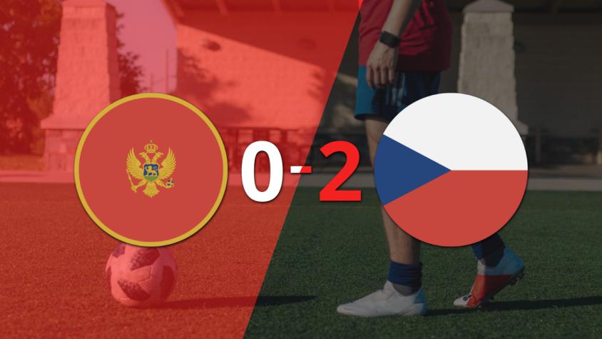 Montenegro no pudo ante la contundencia de República Checa y perdió por 2 a 0