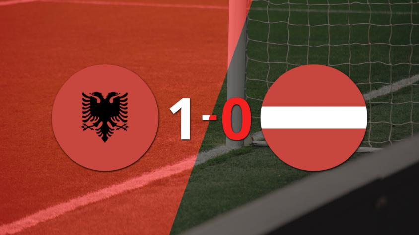 Letonia perdió 1-0 ante Albania por un penal