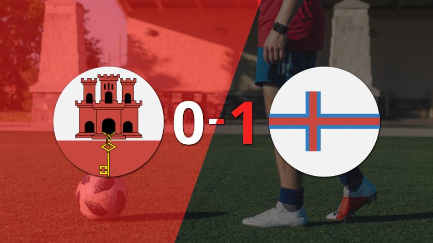 A Islas Feroe no le sobró nada, pero venció a Gibraltar por 1 a 0