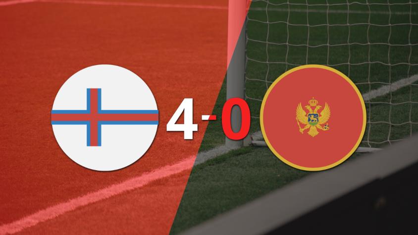 Islas Feroe arrasa 4-0 con dobletes de Árni Frederiksberg y Hanus Sorensen
