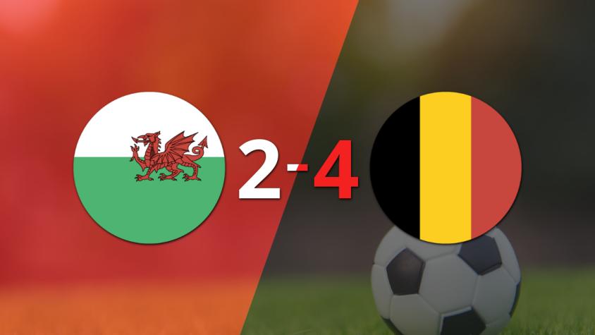 Con doblete de Kevin De Bruyne, Bélgica derrotó 4-2 a Gales