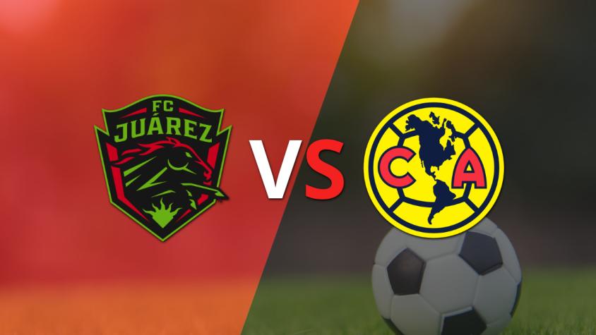 Arrancan las acciones del duelo entre FC Juárez y Club América